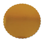 Gold Cake Circles, Double Wall Construction, 14" Diameter, Gold, Paper, 50/Carton