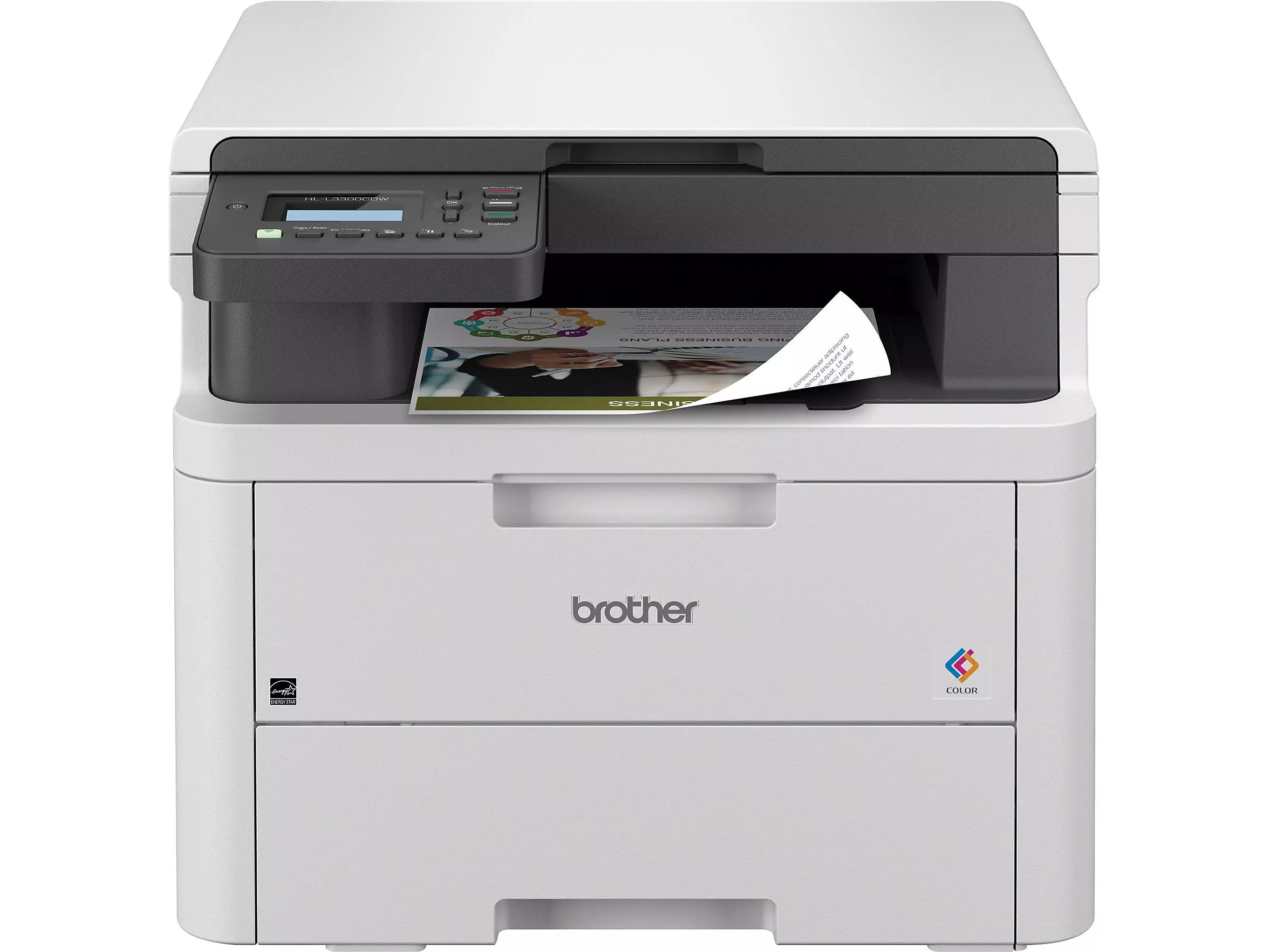 Brother HL-L3300CDW Wireless Digital Color Multi-Function Printer, Refresh Subscription Eligible