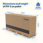 FlexiSpot WorkCube Series Sound Absorbing Privacy Booth, White (P1F-2W-KIT)