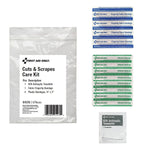 First Aid Only Cuts and Scrapes Care Kit, 6 Pieces, 25 Packs/Carton (91576)