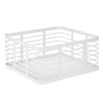 mDesign Steel Organizer, Matte White (25933)
