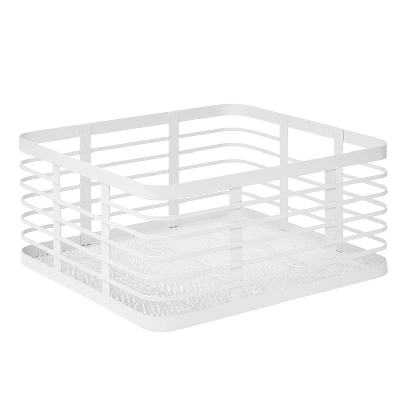 mDesign Steel Organizer, Matte White (25933)