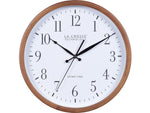 La Crosse Technology Atomic Analog Wall Clock, Wood, 12.80" (404-50447)