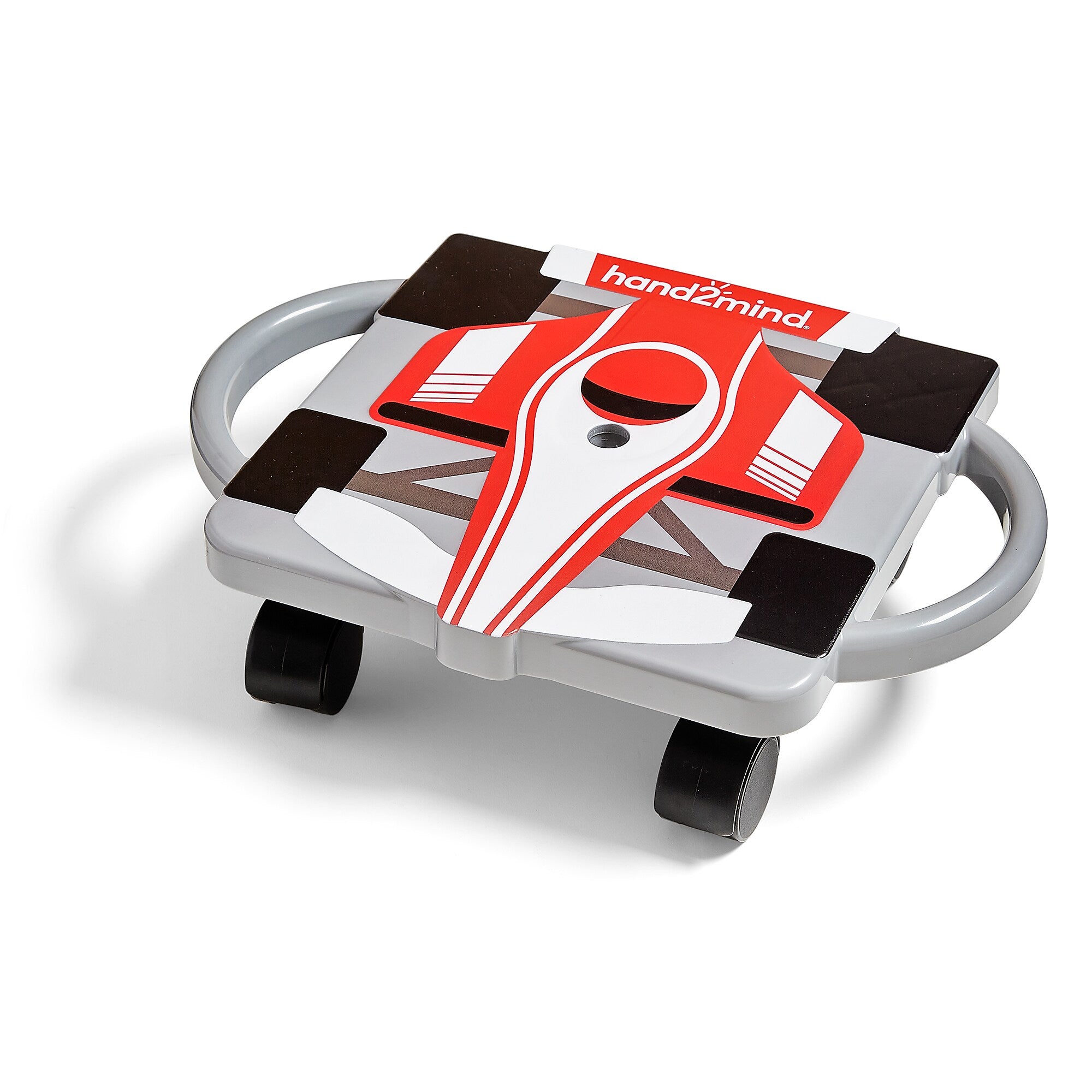 hand2mind Speedway Racer Scooter Board, Red (96995)