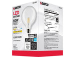 Satco Lighting 6-Watt Warm White LED Decorative Bulb, 6/Carton (S21252)