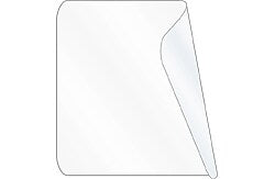 Unishield Clear Label Protector, 1-1/2 " x 1-1/4"