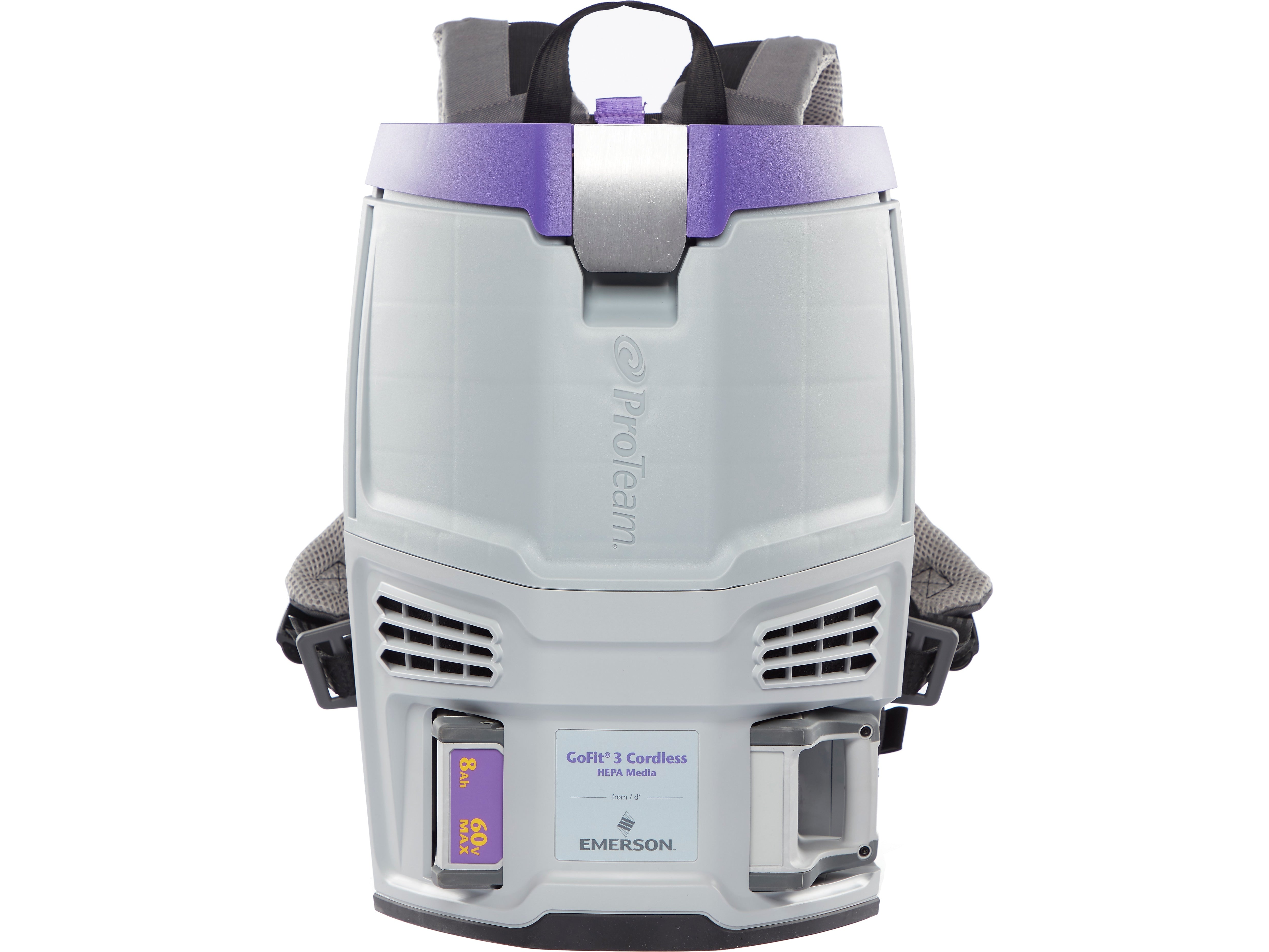 ProTeam GoFit 3 Cordless Backpack Vacuum, Gray (107780)