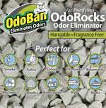 OdoBan Air Purifying OdoRocks Deodorizer Solid, 32 oz. (979561-2P)