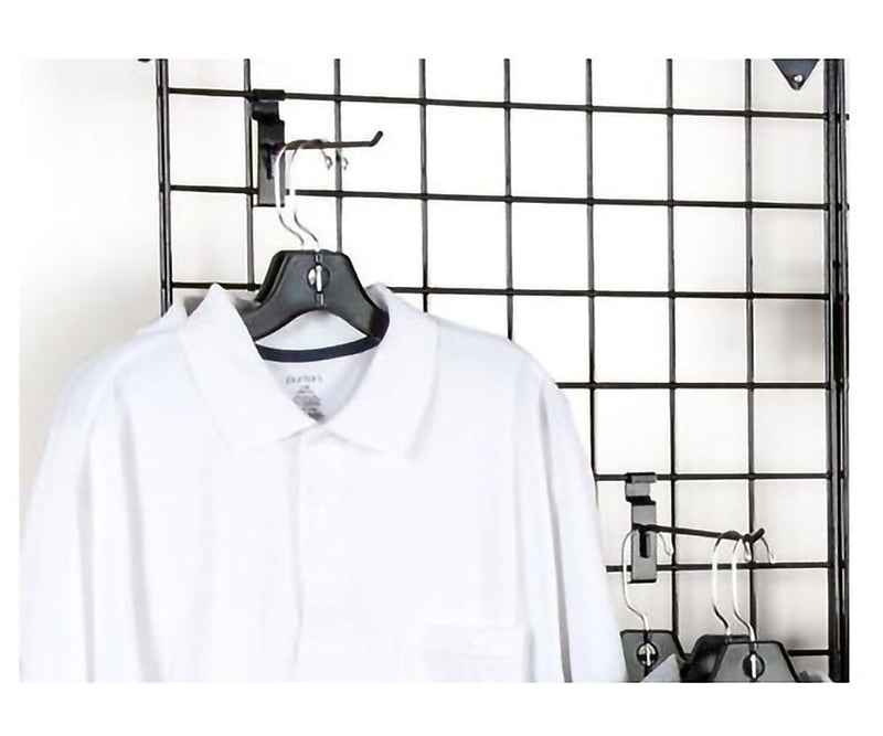 Nahanco 10" Gridwall Hook, Black, 12/Pack (GWH10B)