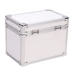 Vaultz Storage Container w/ Combination Lock, Plastic, White (VZ03962-CAM)