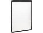 Excello Global Products Menu Holder, 8.5" x 11", Black/Gold (SPLS-MENU-2-1PK)