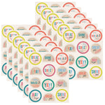 Carson Dellosa Education True to You Motivators Motivational Stickers, Multicolored, 72/Pack, 12 Packs/Bundle (CD-168330-12)