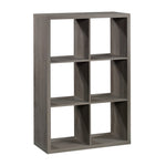 Sauder Select 44"H 6-Shelf Cube Organizer, Mystic Oak (431285)