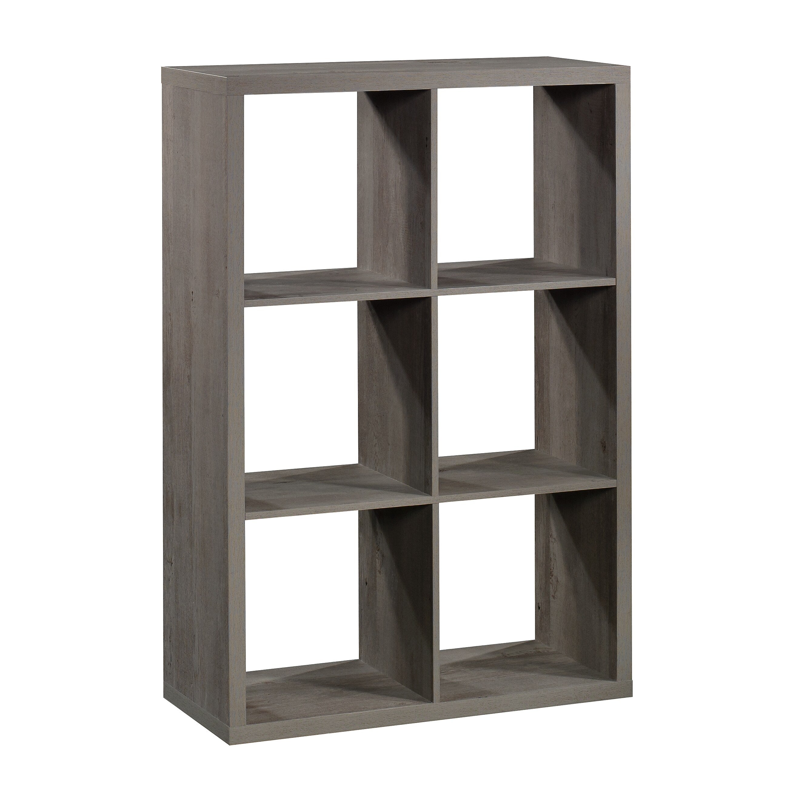 Sauder Select 44"H 6-Shelf Cube Organizer, Mystic Oak (431285)