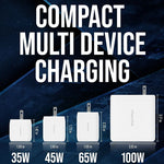 VisionTek 35W GaN II Power Adapter, 2 Port (901534)