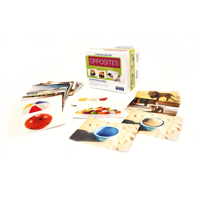 Stages Learning Materials Language Builder Flash Cards, Opposites, 220/Set (SLM014)