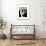 Amanti Art Moon Over Half Dome by Ansel Adams Wood Framed Wall Art Print, 31" x 37" (A42675524636)