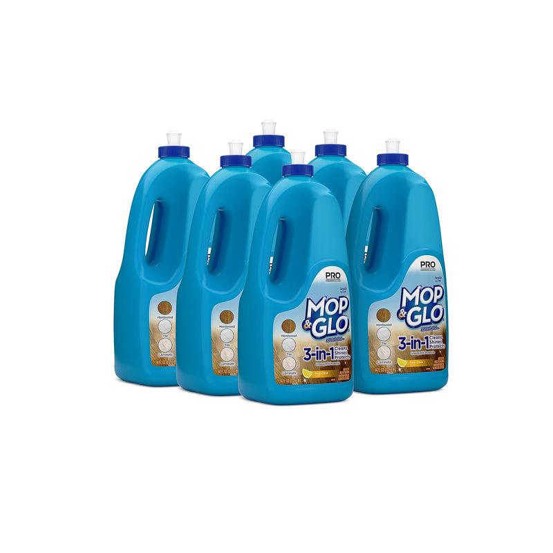 Professional Mop & Glo Triple Action Floor Shine Cleaner, Fresh Citrus, 64 Oz. (3624174297)