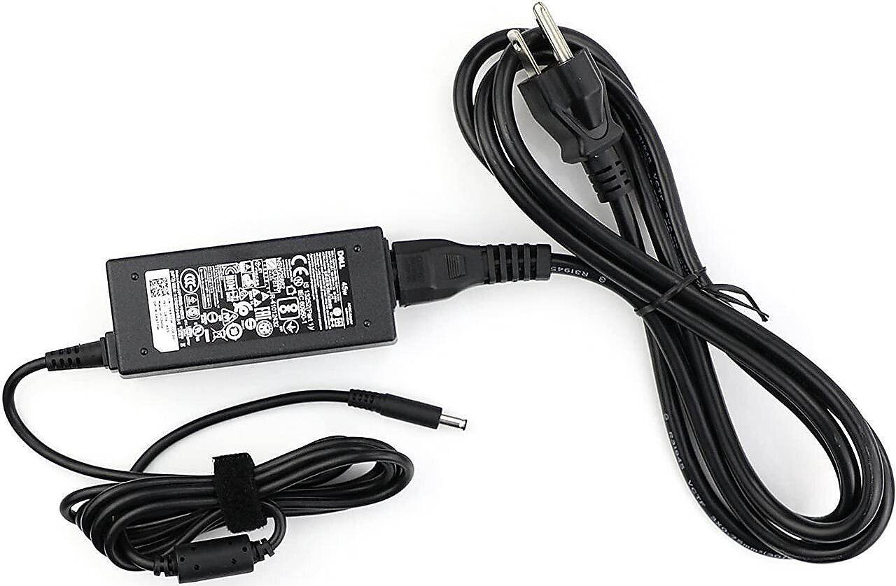 Dell 45W Slim Adapter & Charger for Dell XPS, Inspiron, & Vostro Laptops, Black (00285K)
