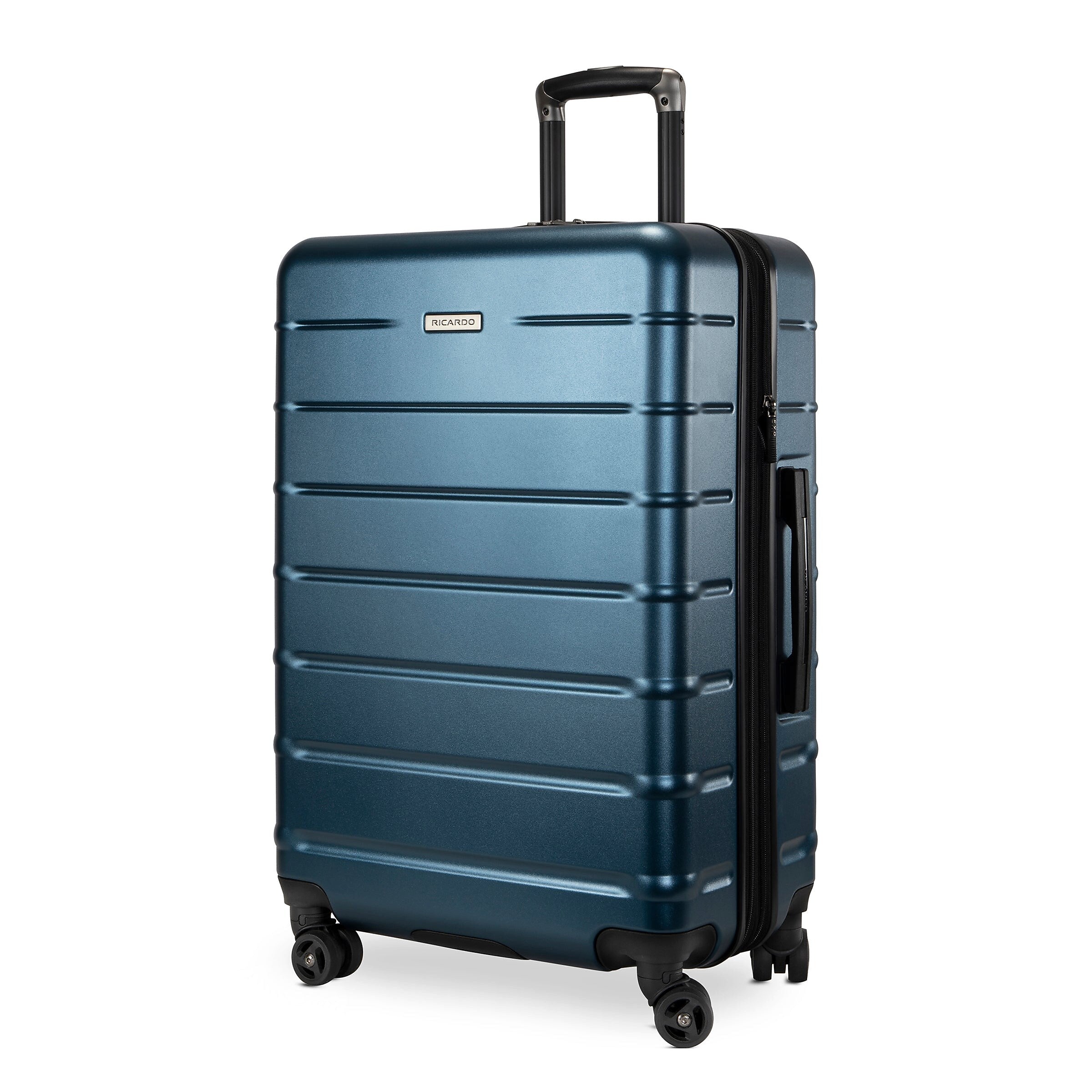 Ricardo Beverly Hills Cambria 26.5" Hardside Suitcase, 8-Wheeled Spinner, Blue Pearl (140-25-498-4VP)