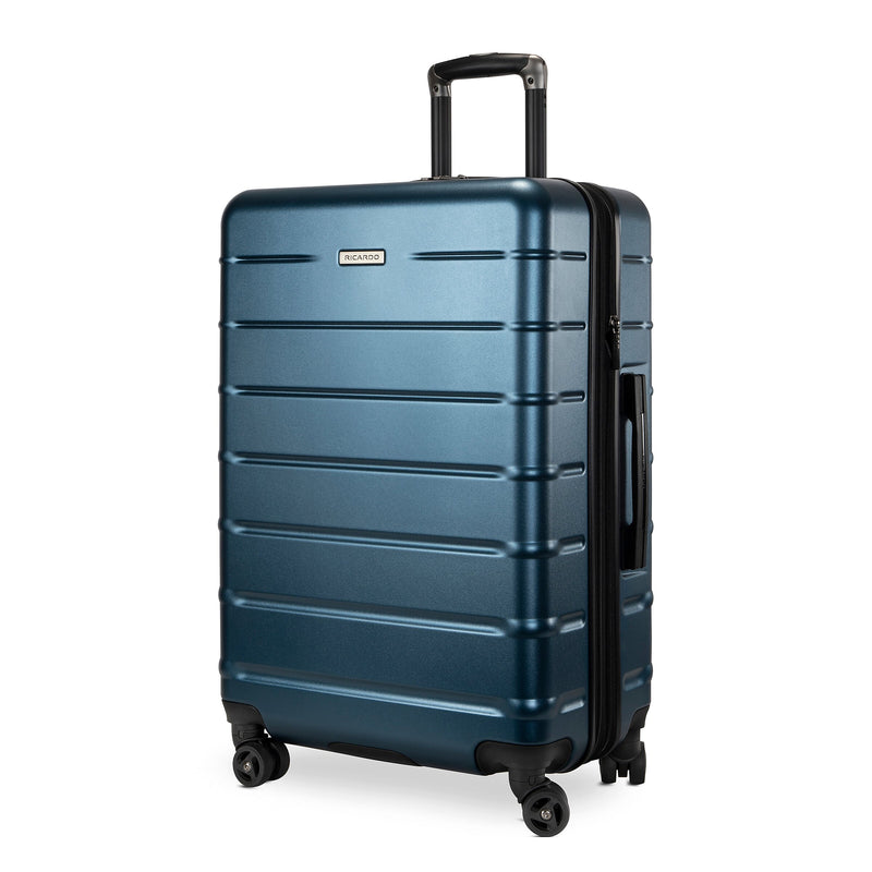 Ricardo Beverly Hills Cambria 26.5" Hardside Suitcase, 8-Wheeled Spinner, Blue Pearl (140-25-498-4VP)