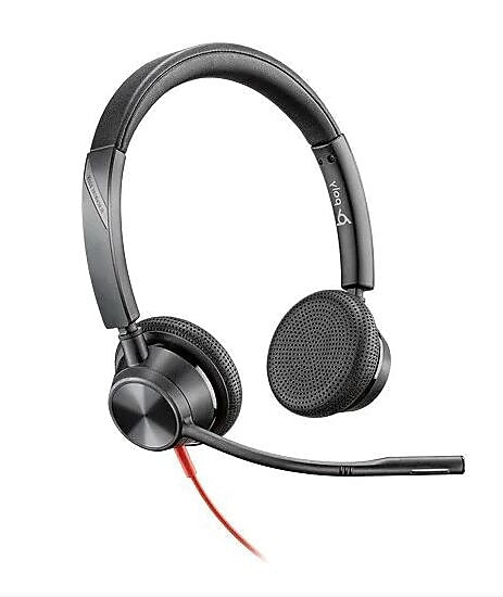 Poly Blackwire 3225 Wired Noise Cancelling Headset, 3.5mm, UC Certified (7S4M7AA)