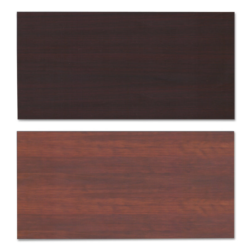 Alera® Reversible Laminate Table Top, Rectangular, 48w x 24d, Medium Cherry/Mahogany