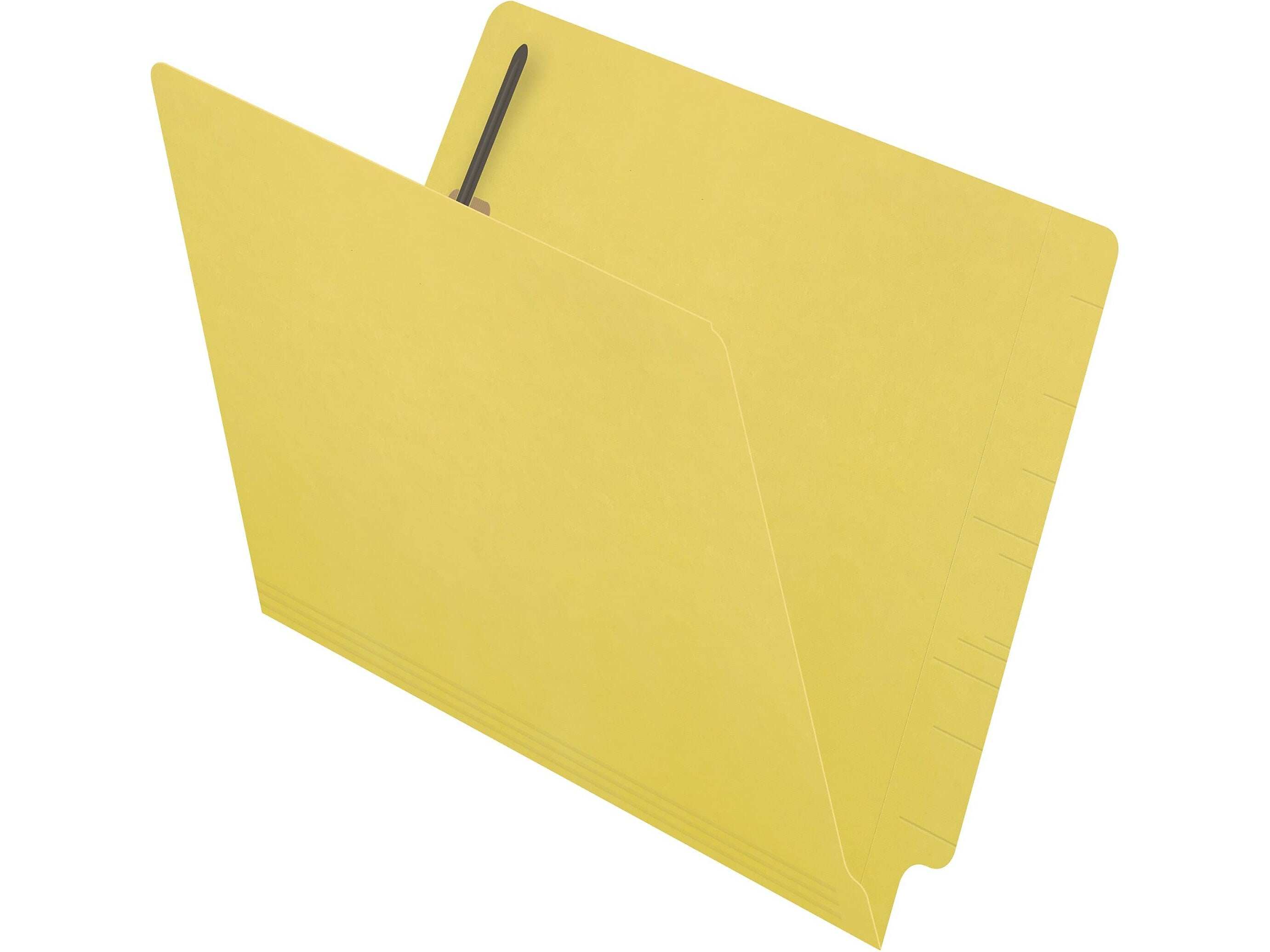 Medical Arts Press Reinforced End Tab File Folder, Straight Cut, Letter-Size, Yellow, 250/Carton (S-01602-YLW-B)