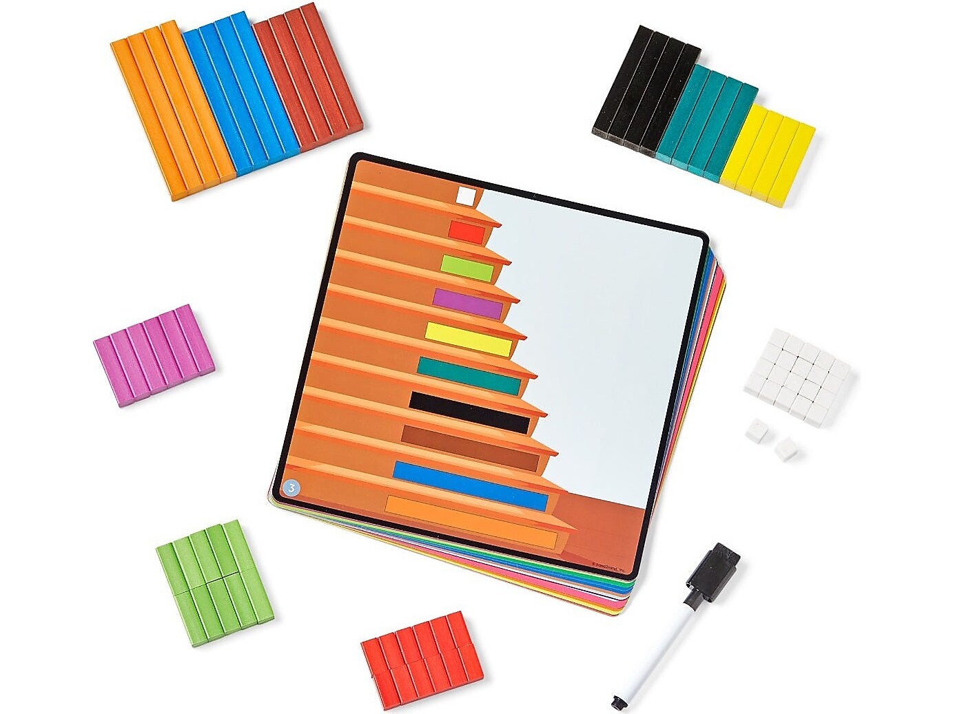 hand2mind Cuisenaire Rods Early Math Activity Set (96236)