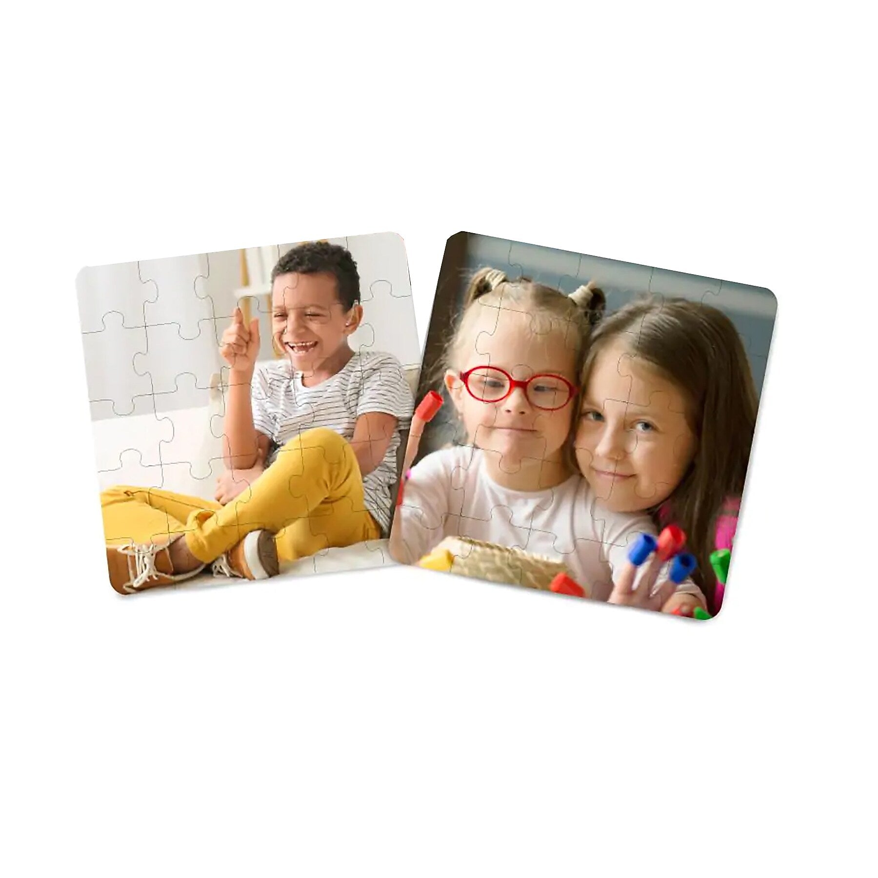 MINILAND 25-Piece Inclusion Puzzles, 4/Set (MLE35271)
