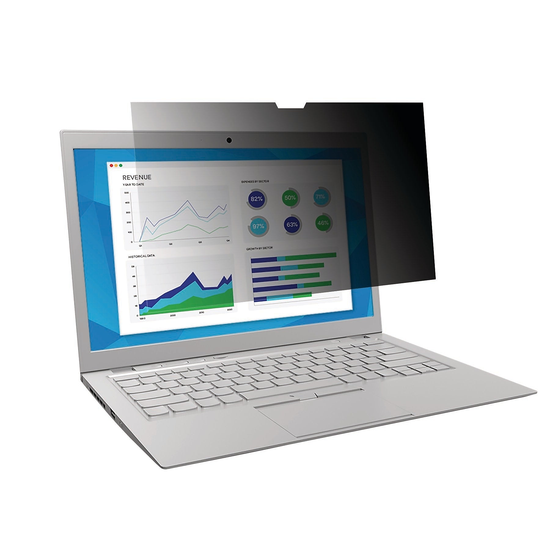 3M Anti-Glare Privacy Filter for 14" Widescreen Laptop with COMPLY Attachment System, 16:9 Aspect Ratio (PF140W9B)