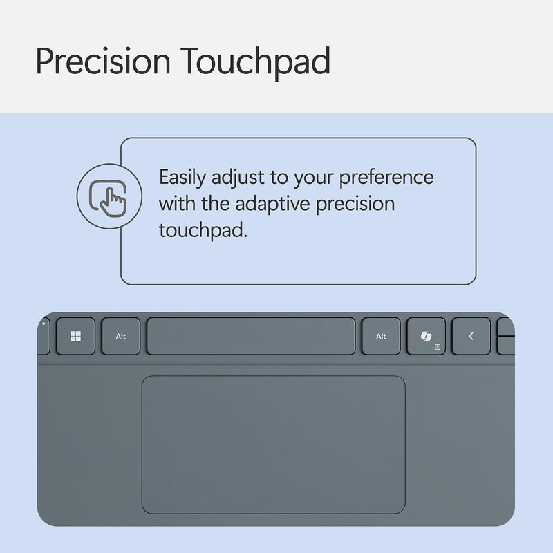 Microsoft Surface Pro 12" Keyboard Cover, Ocean (EP2-32750)
