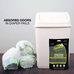 OdoBan Air Purifying Charcoal Deodorizer Solid, 6/Pack (9760A61-10M6P)