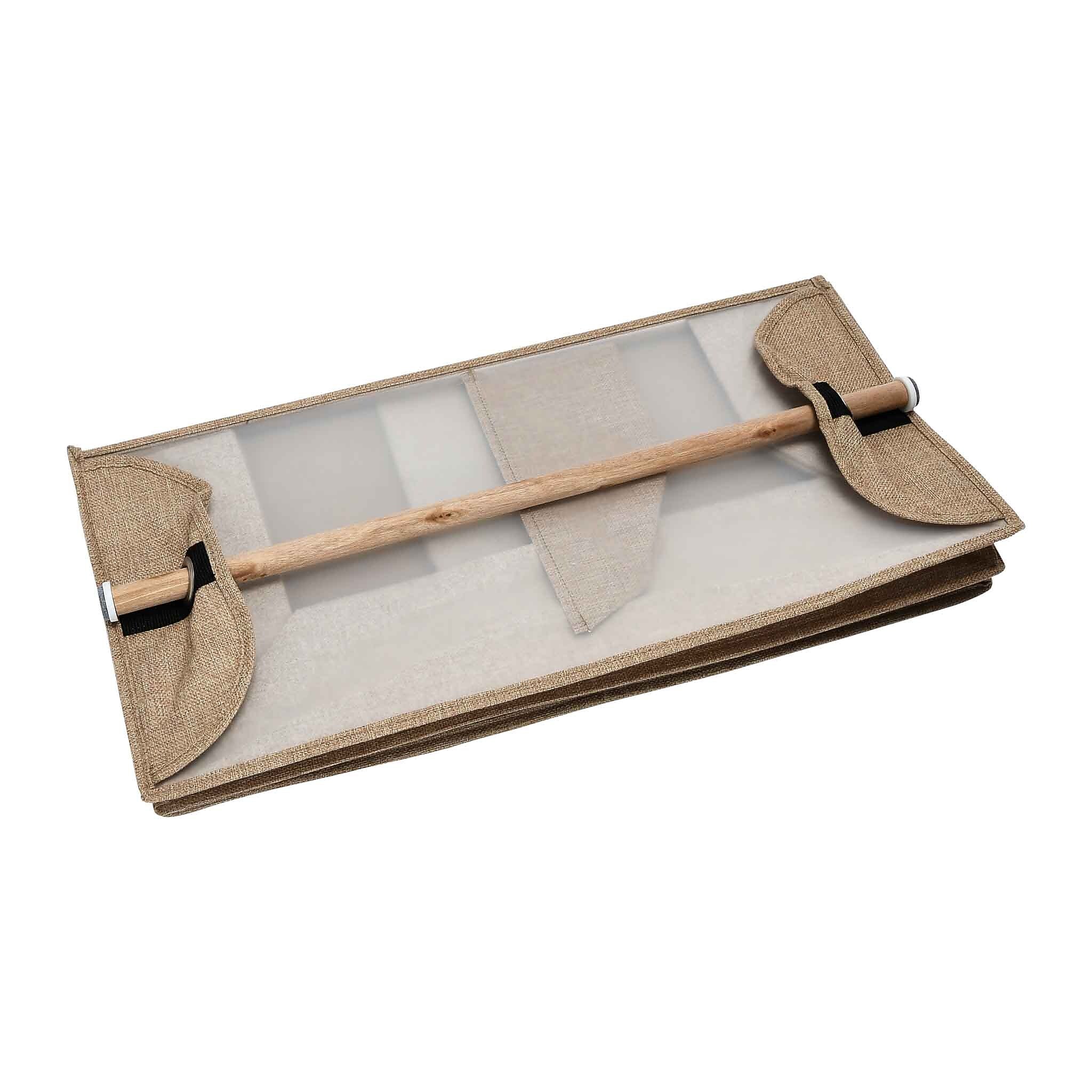 Household Essentials Hanging Organizer, 4 Pocket with Hangbar (7800-1)