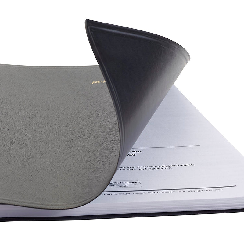 2026 AT-A-GLANCE 8.25" x 11" Weekly Appointment Book, Faux Leather Cover, Black (70-950-05-26)