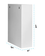 Viva Comfort Steel Medical Storage Cabinet with Dual Key Lock, 1.16 cu. ft. (999-06-RED)