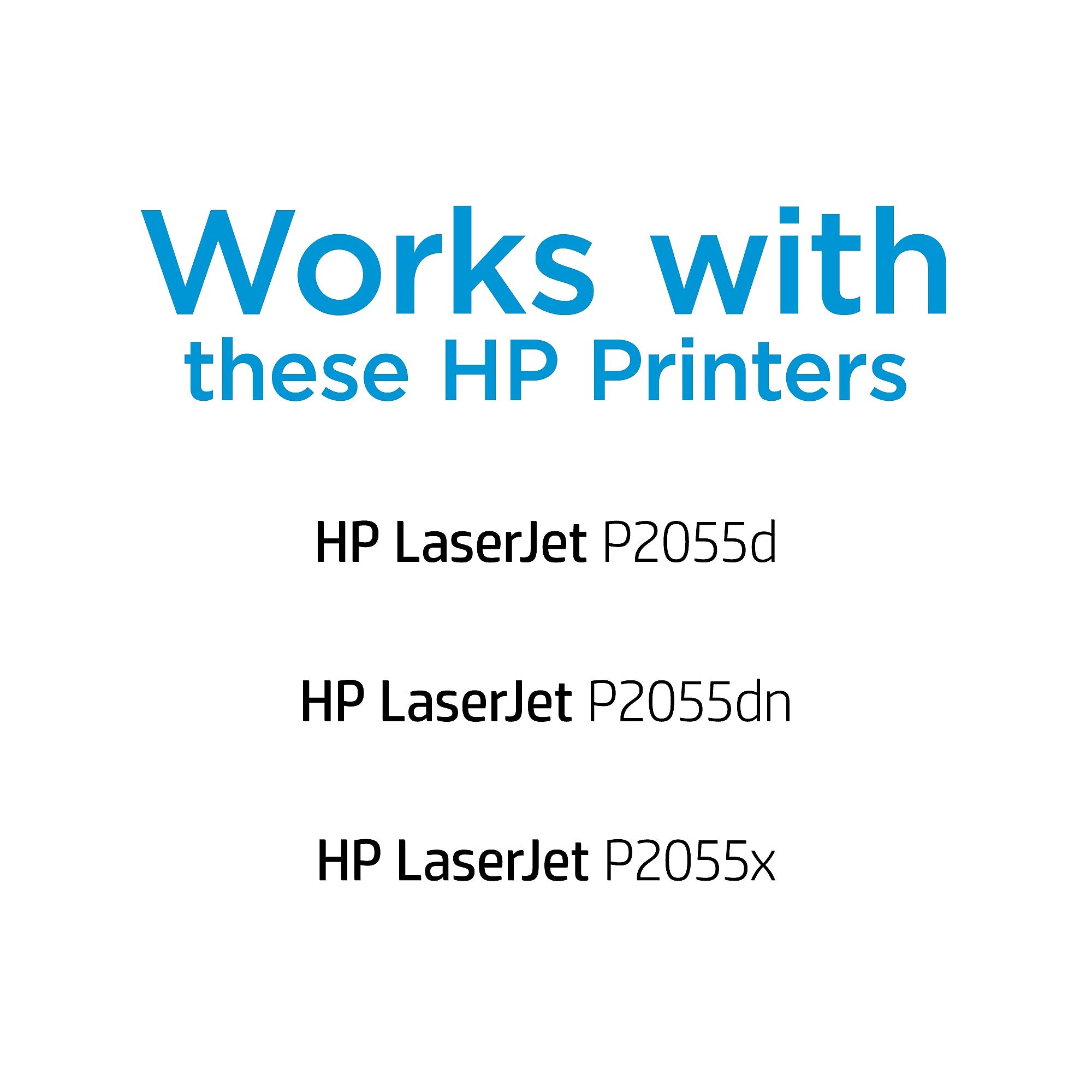 HP 05X Black High Yield Toner Cartridge, Prints Up to 6,500 pages (CE505X)