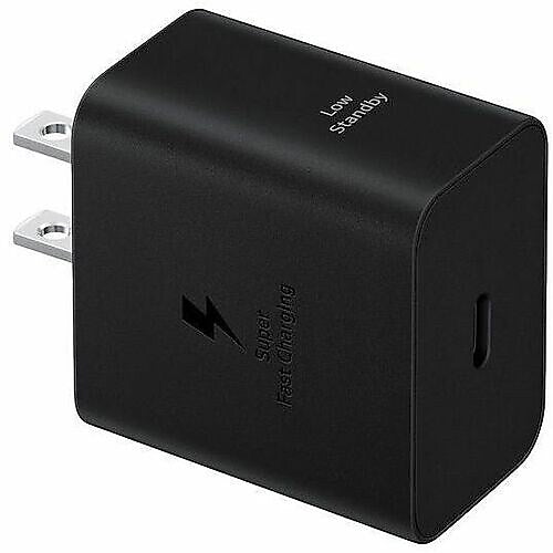 Samsung USB-C Wall Charger with Cable, 45W, Black (EP-T4511XBEGUS)