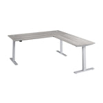 Bush Business Furniture Move 60 Series 72"W L Shaped Adjustable Standing Desk, Platinum Gray (M6SL7278PGSK)