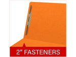 Medical Arts Press Heavy Duty End Tab File Folder, Straight-Cut, Letter Size, Orange, 40/Box (S-09461-ORG)