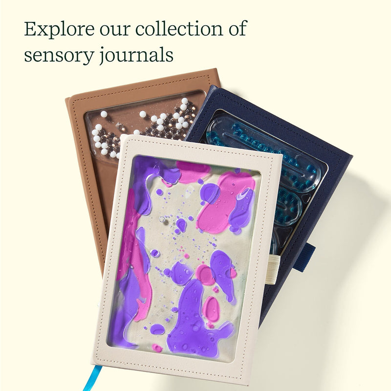 Lifelines Shake It Up Sensory Journal, 5" x 8", Wide Ruled, Multicolor, 160 Pages (16-0110)