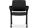 HON Ignition Fabric Multipurpose Stacking Chair, Black (HIGS6.F.H.U.CU10.T)