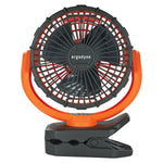Ergodyne Chill-Its 6090 9.5" Clip Fan, 2-Speed, Orange (12800)
