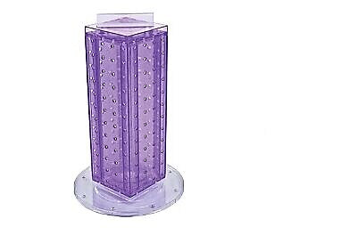 Azar Displays 13" x 4" Pegboard Counter Gift Card Holder, Purple (700229-PUR)