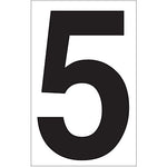 Labelmaster Numeral 5 Adhesive Label, 2", 50/Pack (NUMERAL5W)