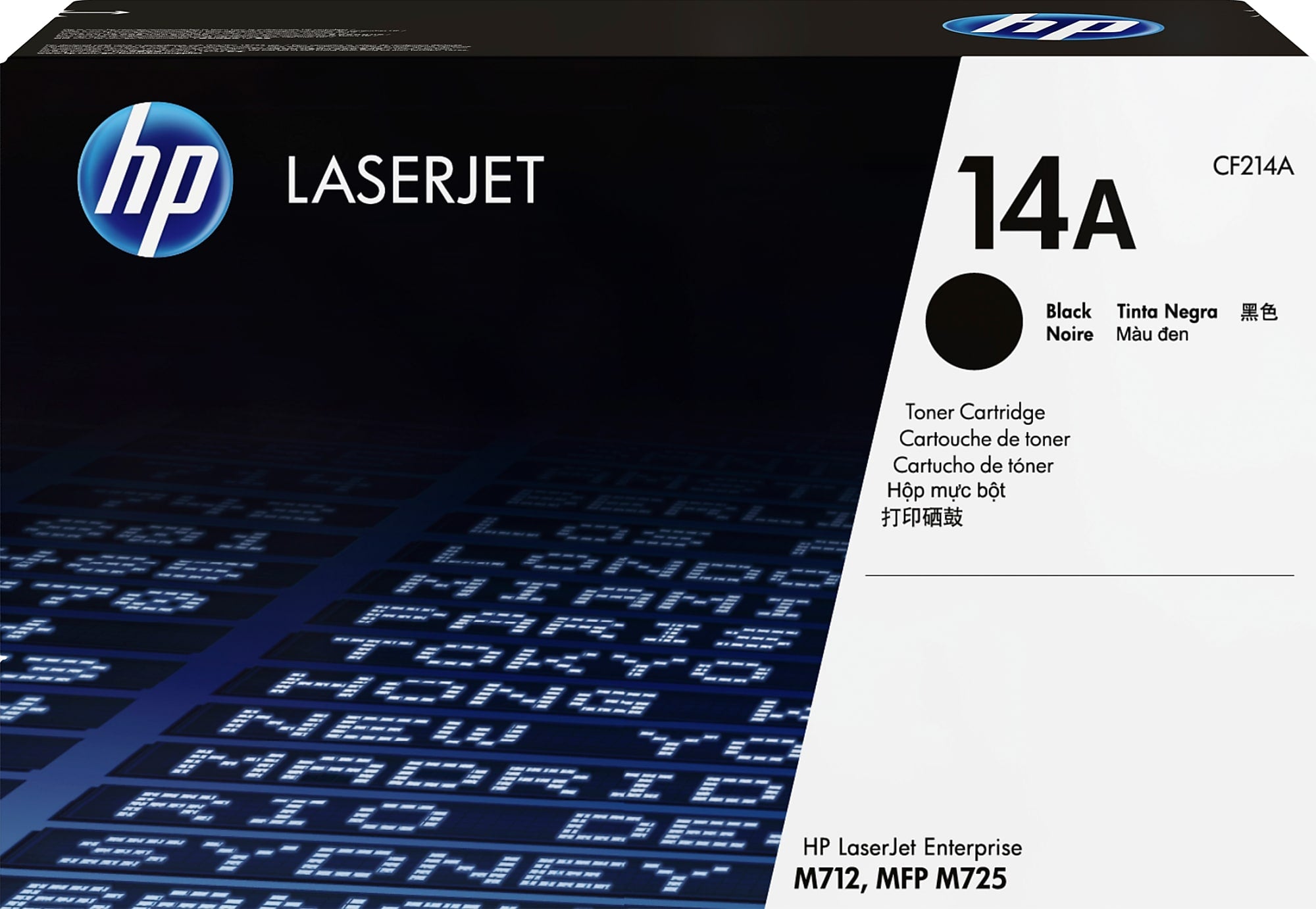 HP 14A Black Standard Yield Toner Cartridge, Prints Up to 10,000 pages (CF214A)