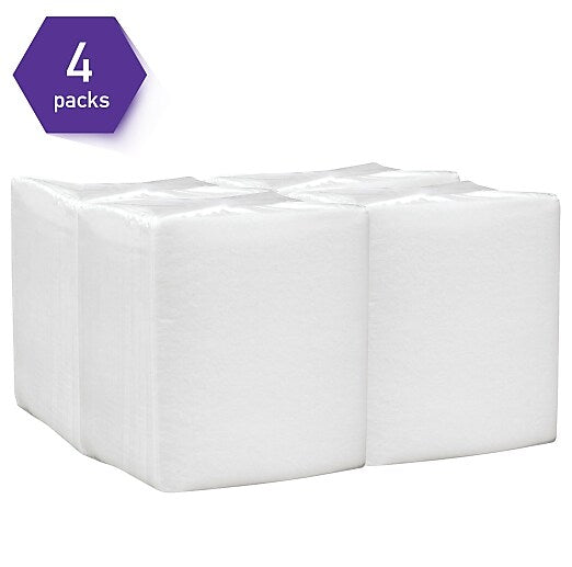 Kimtech Prep Scottpure Critical Task Wipes, Quarterfold, White, 100 Sheets/Pack, 4 Packs/Case (06121)