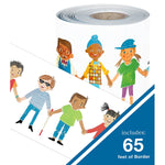 Carson Dellosa Education All Are Neighbors Rolled, 3" x 65', 3/Bundle (CD-108516-3)