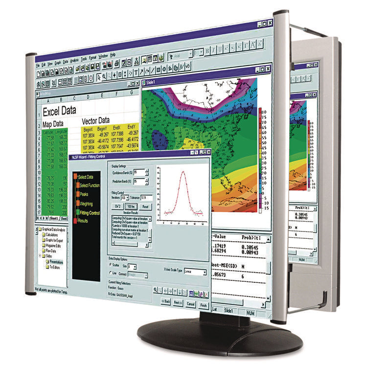 LCD Monitor Magnifier Filter for 15" Flat Panel Monitor