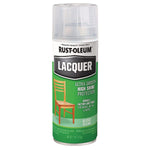 Rust-Oleum Specialty Lacquer Spray Paint, Gloss Clear, 12 oz., 6/Carton (1906830)